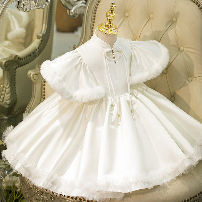 Girl Christmas Dress Toddler Pageant First Communion Princess Dress