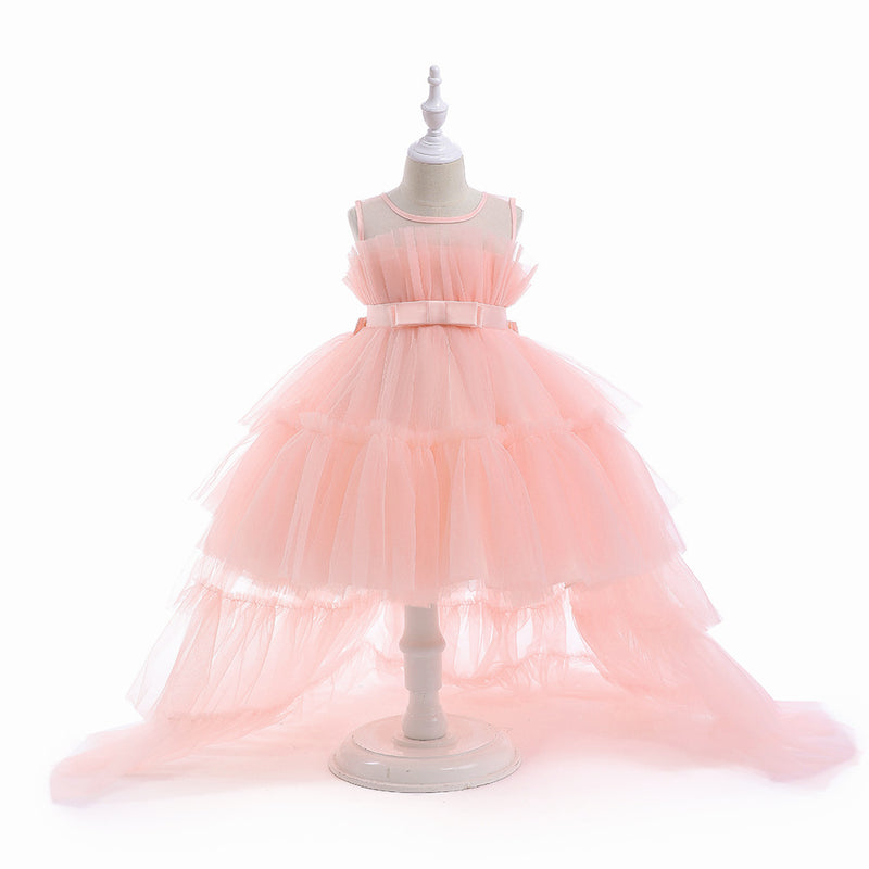 Cute Baby Girl Puffy Beauty Pageant Dress Toddler Birthday Princess Dress