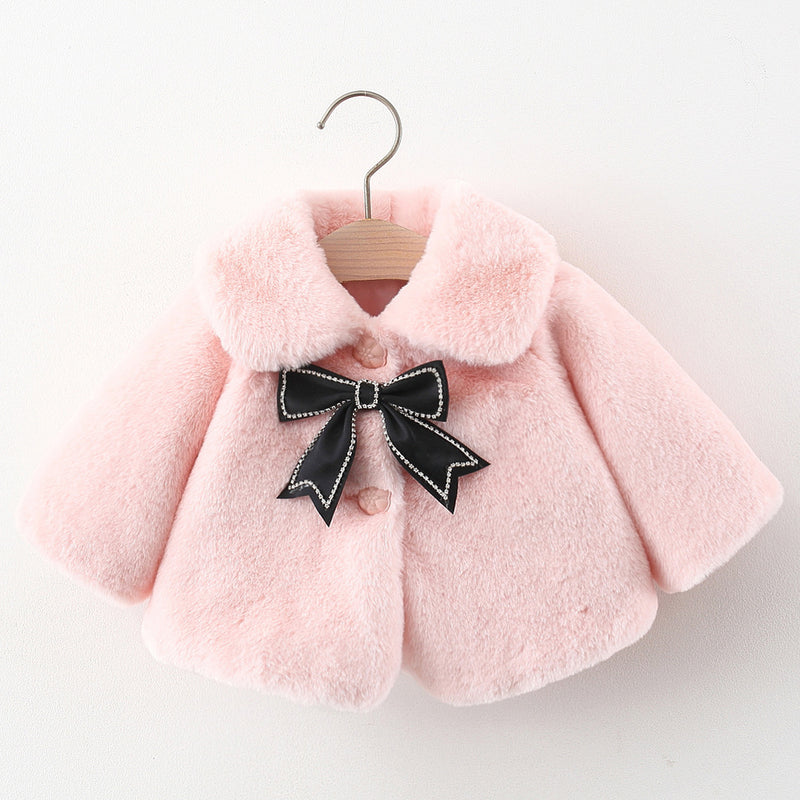 Cute Baby Girls Winter Cloak Coat