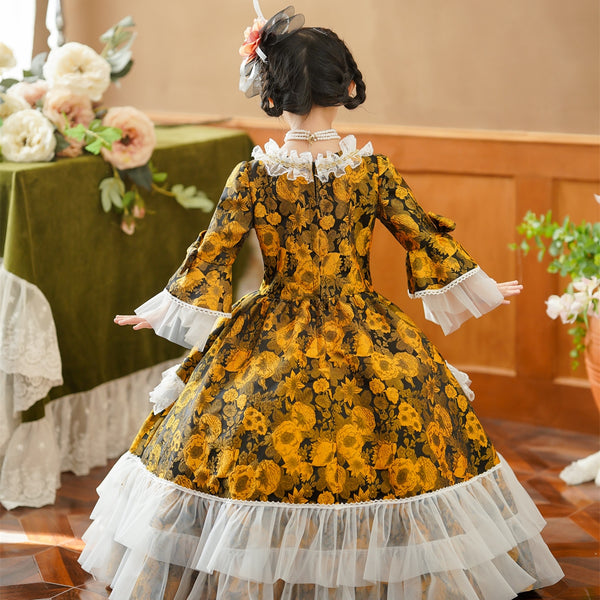 Elegant Baby Girls Beauty Pageant Dress Toddler Birthday Costume Princess Dress