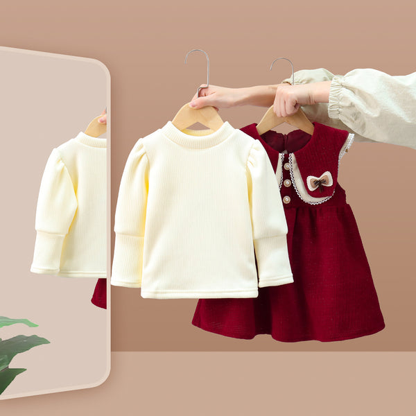 Girls Christmas Dresses Baby Girls Winter Rabbit Dresses