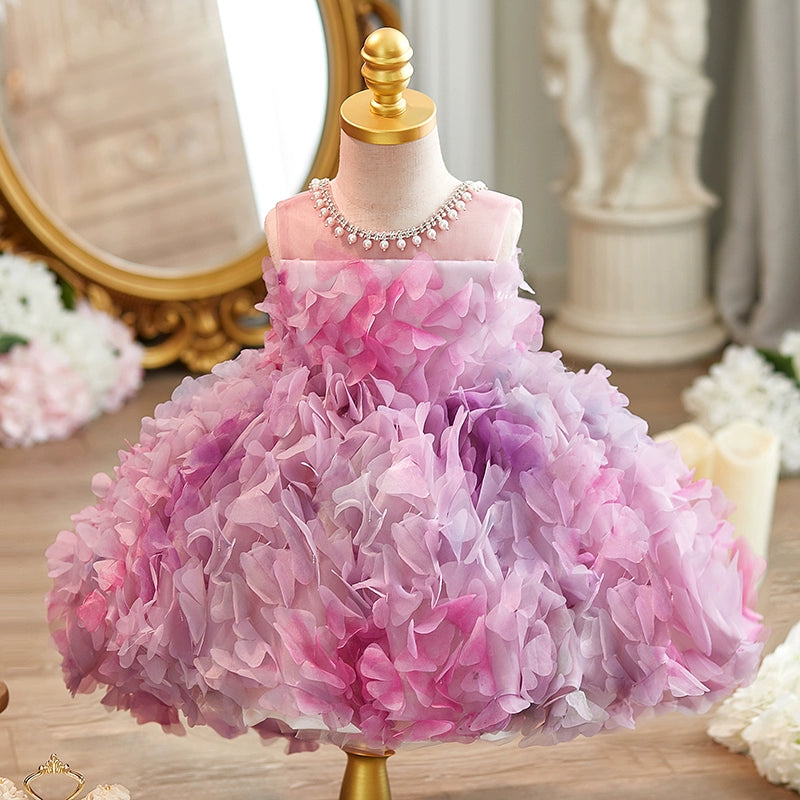 Cute Baby Girl Birthday Dress Girl Party Princess Dress Flower Girl Wedding Dress