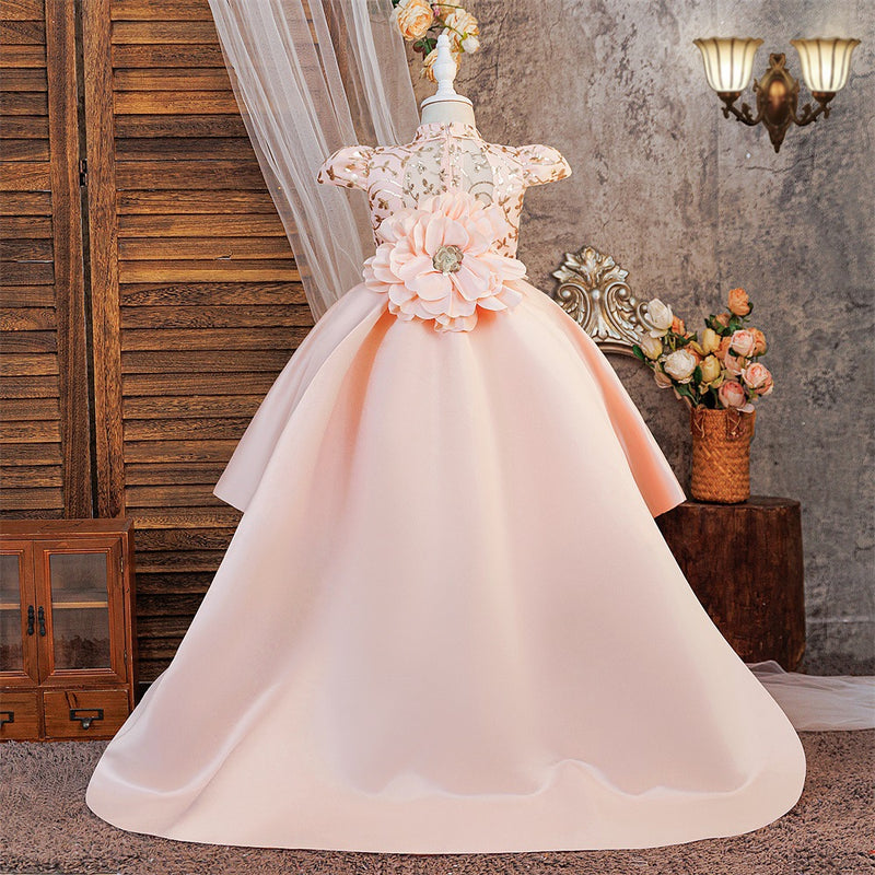 princess themed dresses Off Shoulder Blue Princess Style Satin Prom Dress With Crystal