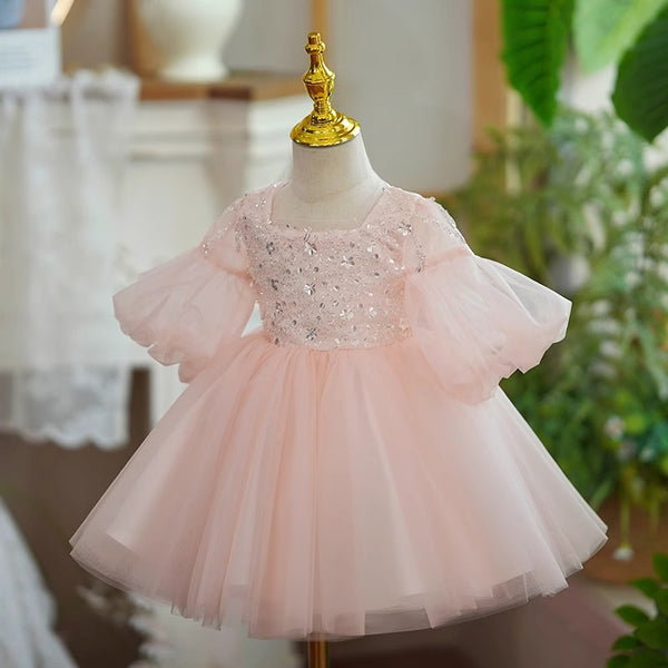 Girls Birthday Princess Dress Flower Girl Wedding Dress Children's Party Dress