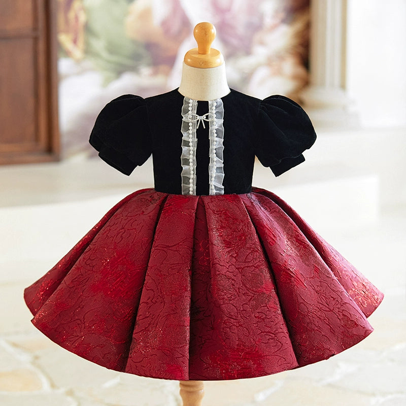 Baby Birthday Dress Flower Girl Puffy Princess Dress Girl Christmas Dress