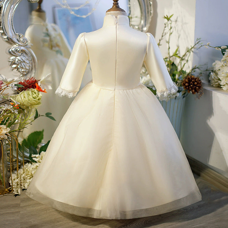long sleeve white toddler dress Buy Ecru 2-in-1 Occasion Long Sleeve Knitted Jumper Dress (3mths-10yrs) from Next USA