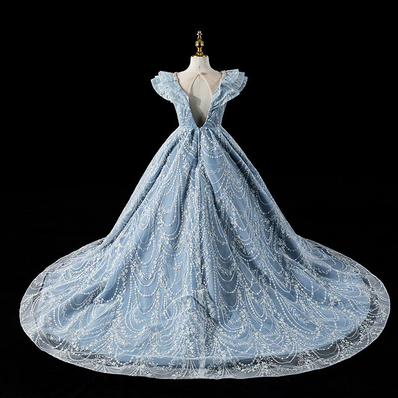Luxurious Baby Girl and Toddler Birthday Party Dress Puffy Princess Dress