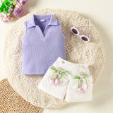 Girls Vacation Beach Outfit Girls Resort Outfit Two-piece Set
