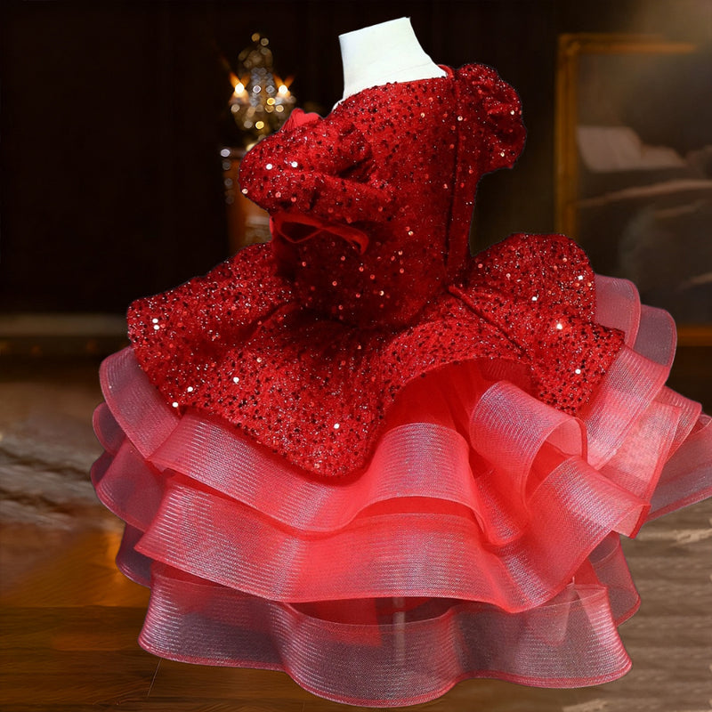 Children's Christmas Dress Girls Birthday Princess Dress Flower Girl Dress