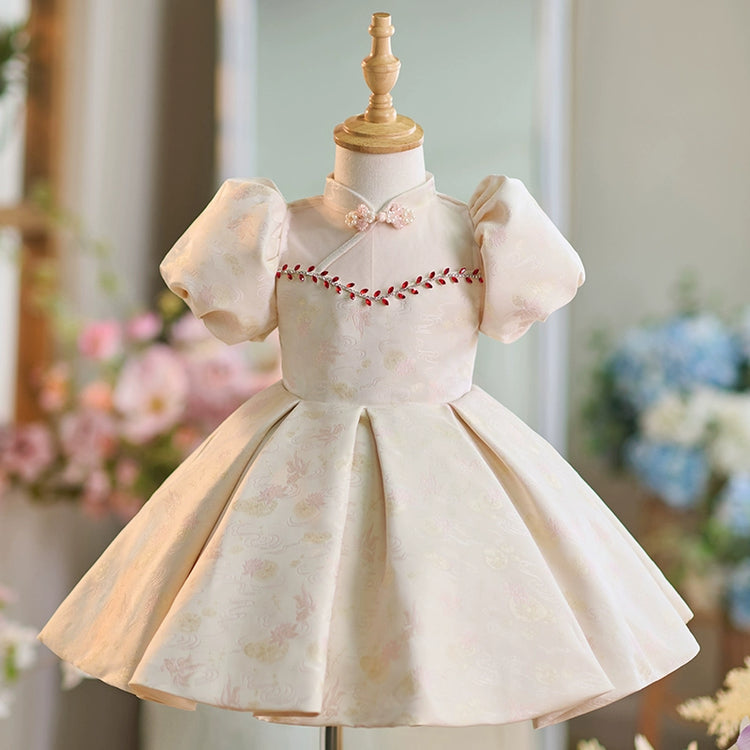 Birthday Cheongsam Flower Girl Dress Christmas Princess Dress