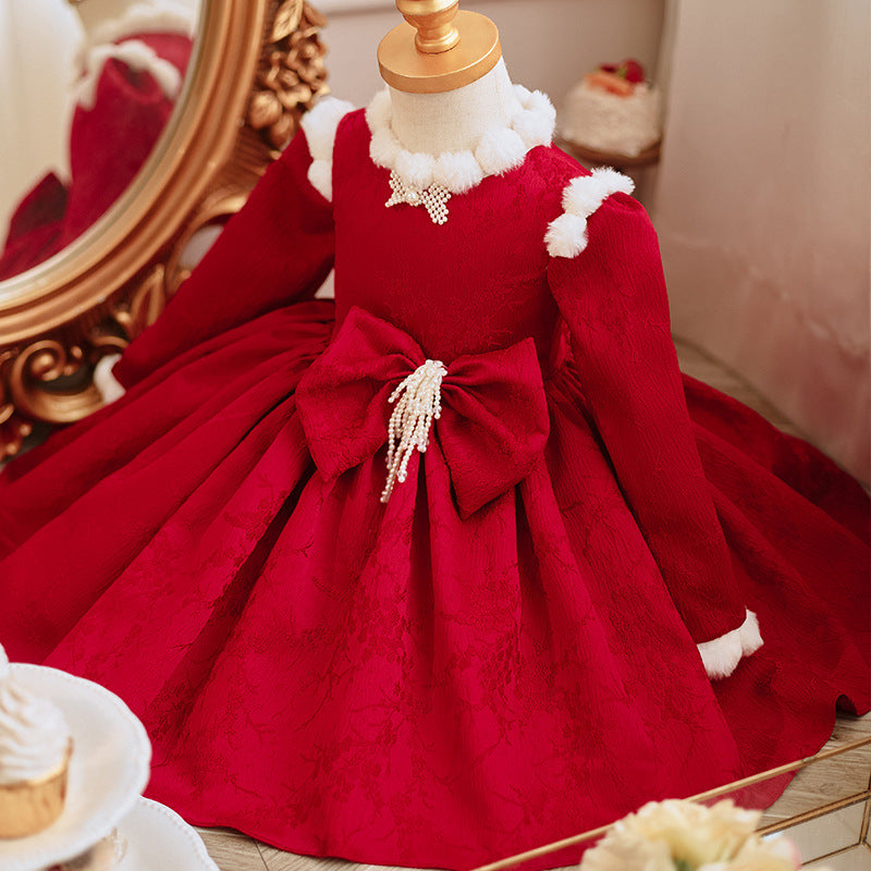christmas dress for 4 year girl Amazon.com: KAGAYD Girls Cosplay Santa Clothes Christmas Sequin Mesh Tulle Dress Kids Sleeveless Puffy Parties (a-Red, 2-3 Years): Clothing, Shoes & Jewelry