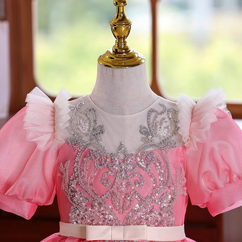 Girls' Prom Princess Dress Girls' Birthday Dress Flower Girl Elegant Dress