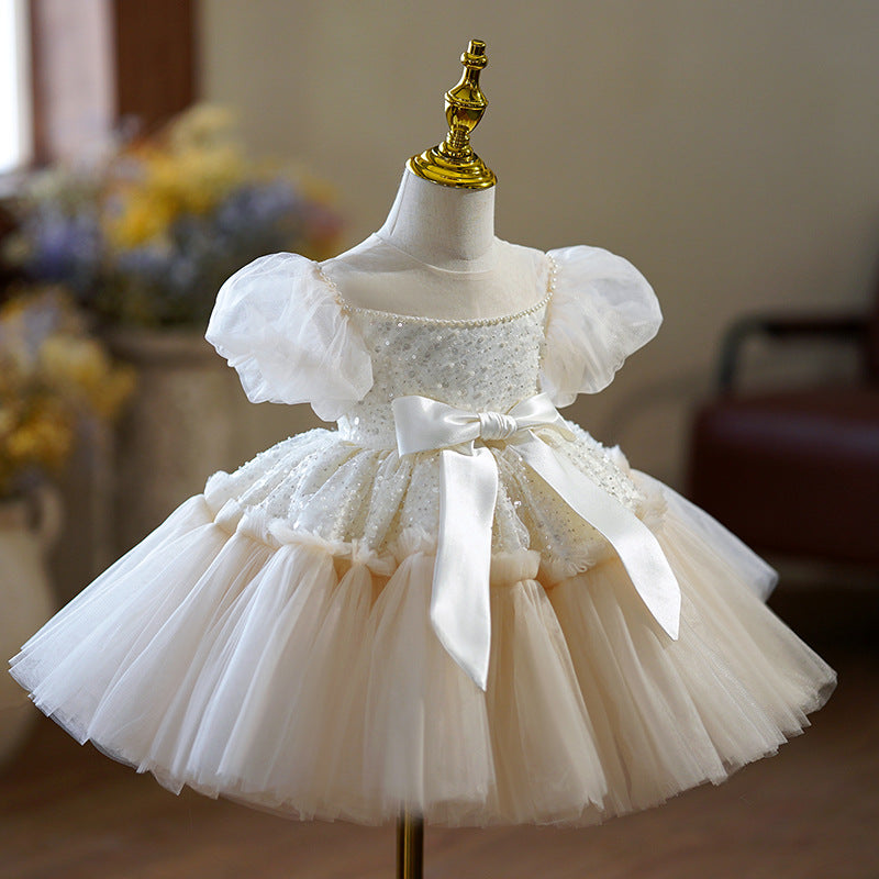 Sweet Baby Girls Birthday Beauty Pageant Dress Toddler Christening Dresses