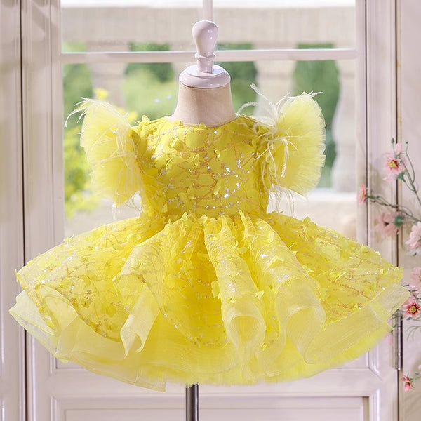 Children's Birthday Princess Dress Girls Elegant Party Dress