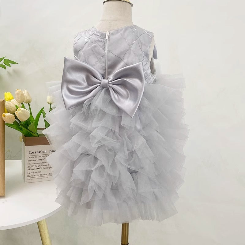 Baby Girl Birthday Dress Flower Girl Puffy Princess Dress