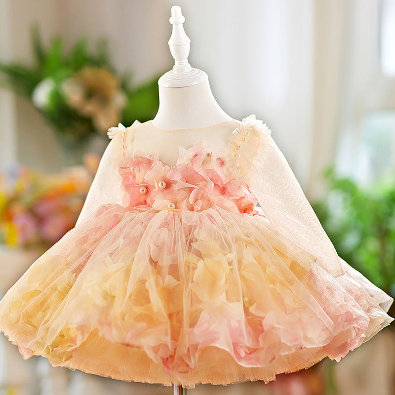 Girls Party Princess Dress Girls Puffy Birthday Dress
