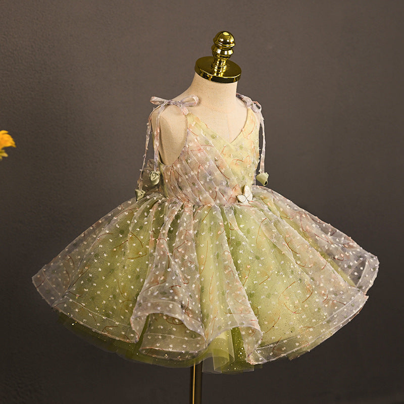 Cute Children's Birthday Dress Flower Girl Wedding Princess Dress