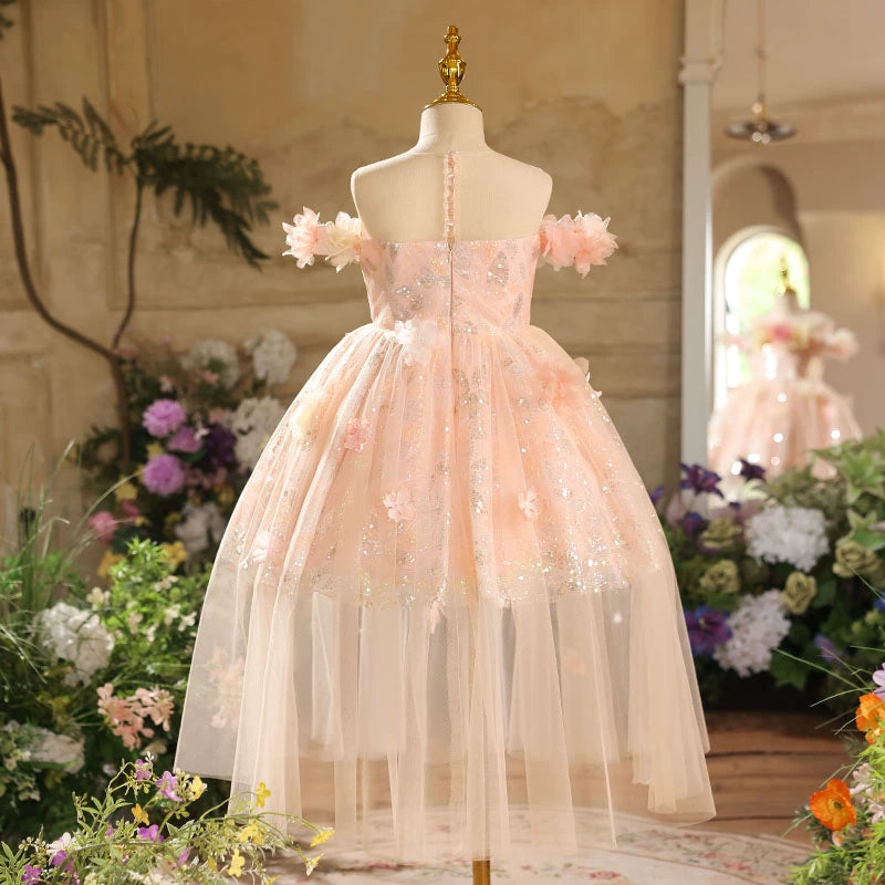 Cute Girl Birthday Princess Dress Flower Girl Wedding Dress