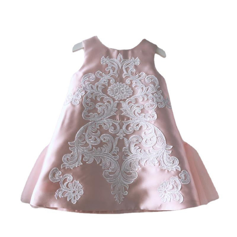 Baby Girls Baptism Flower Girl Dress Toddler Birthday Party Dress