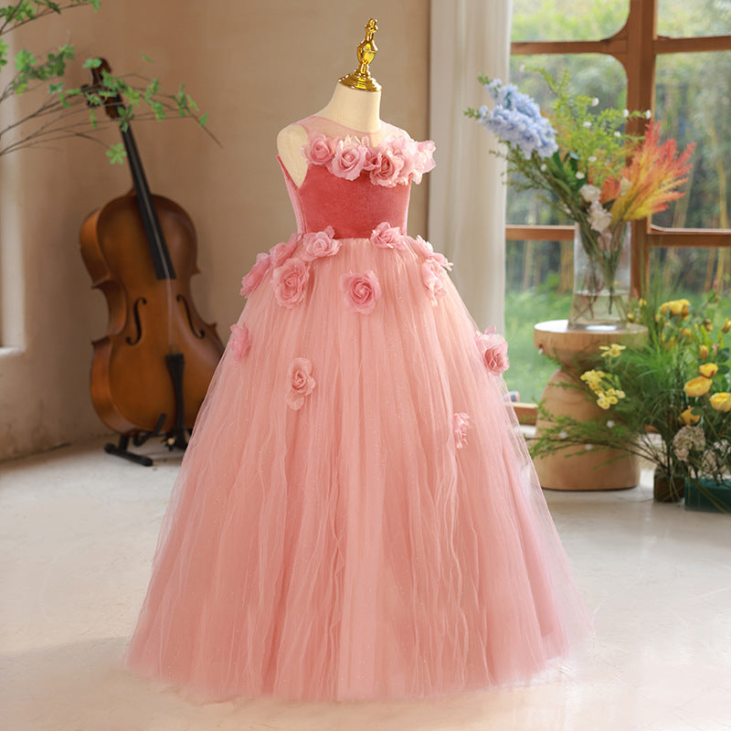 Baby Frock Light Pink Dress For Baby Girl Children's Dress Pink Birthday Princess Dress Marryshe Baby Frock Light Pink Dress For Baby Girl Children's Dress Pink Birthday Princess Dress Marryshe