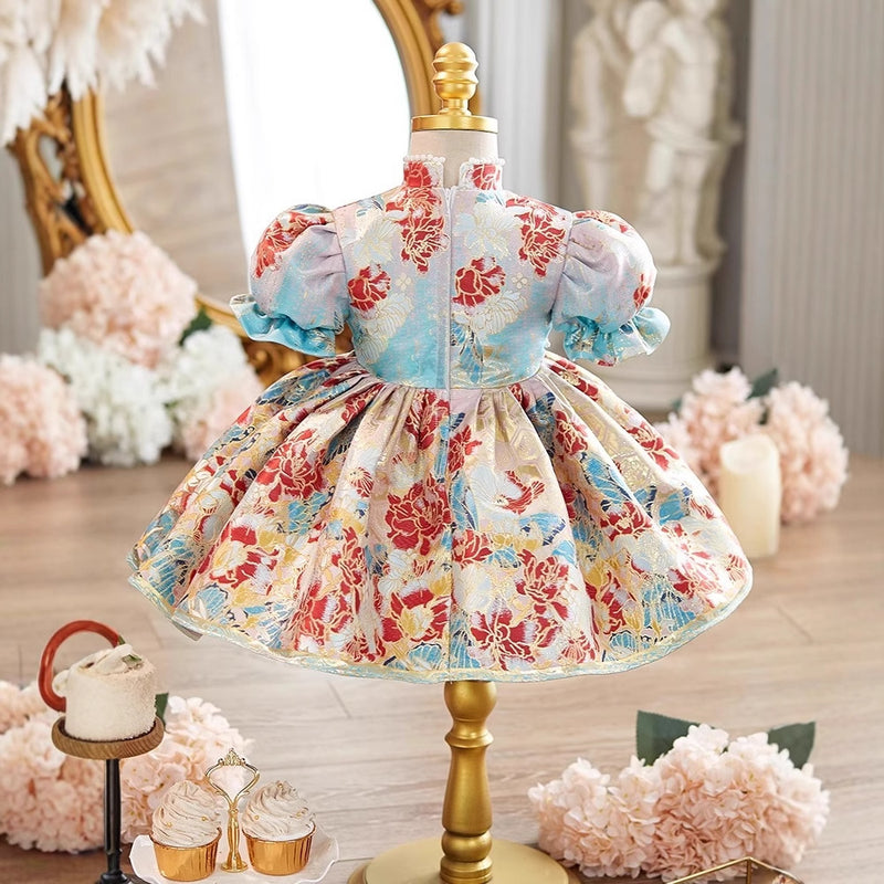 Baby Girl Birthday Dress Children's Baptism Princess Dress Flower Girl Cheongsam