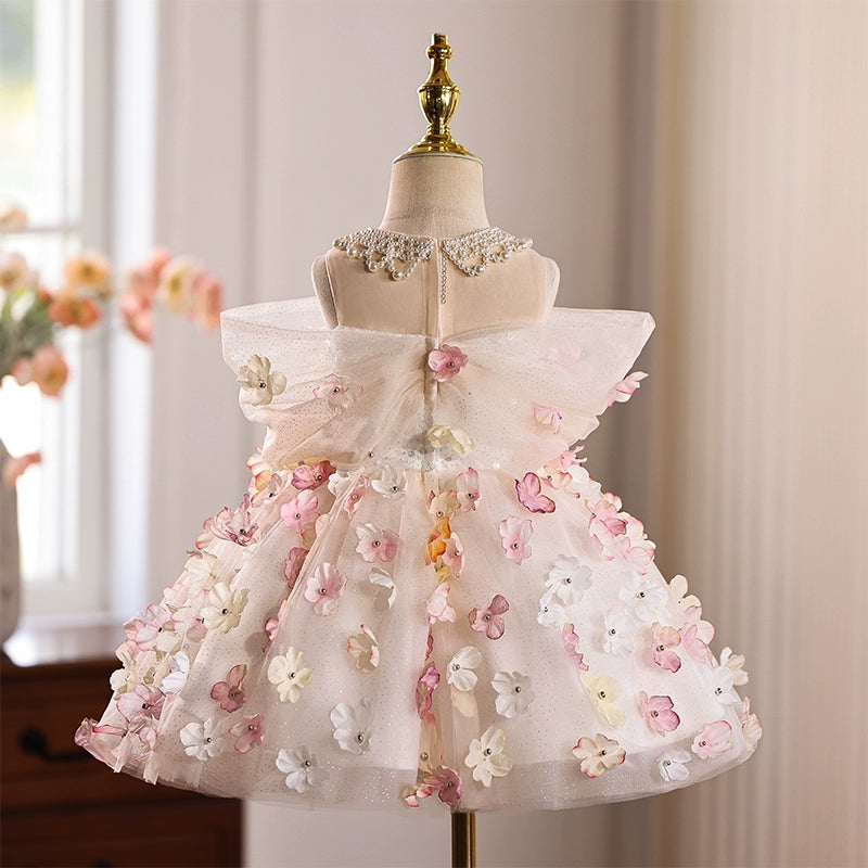 Girls Elegant Birthday Party Dress Flower Girl Wedding Dress