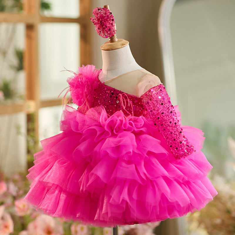 pink festival dress Natalia Pink Sorbet Strapless Maxi Dress - L Size - Women's Dresses
