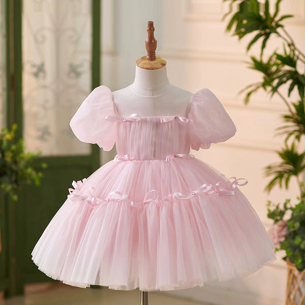 Elegant Baby Girl First Communion Dress Toddler Prom Dress
