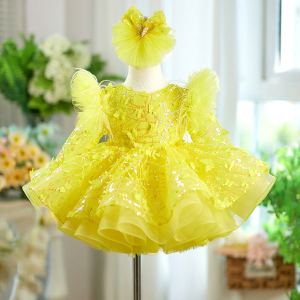 Children's Birthday Princess Dress Girls Elegant Party Dress