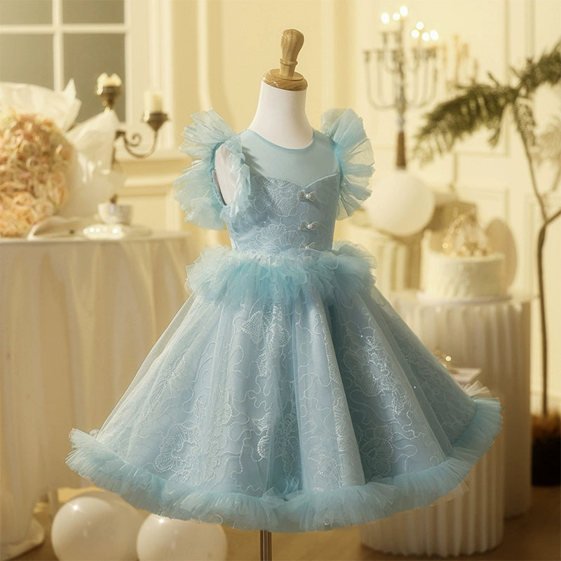 Cute Children's Birthday Party Dress Girls Prom Princess Dress