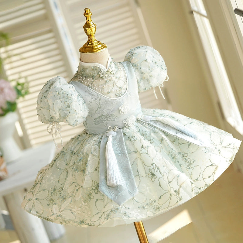 Children's Birthday Party Dress Girls Fluffy Princess Dress