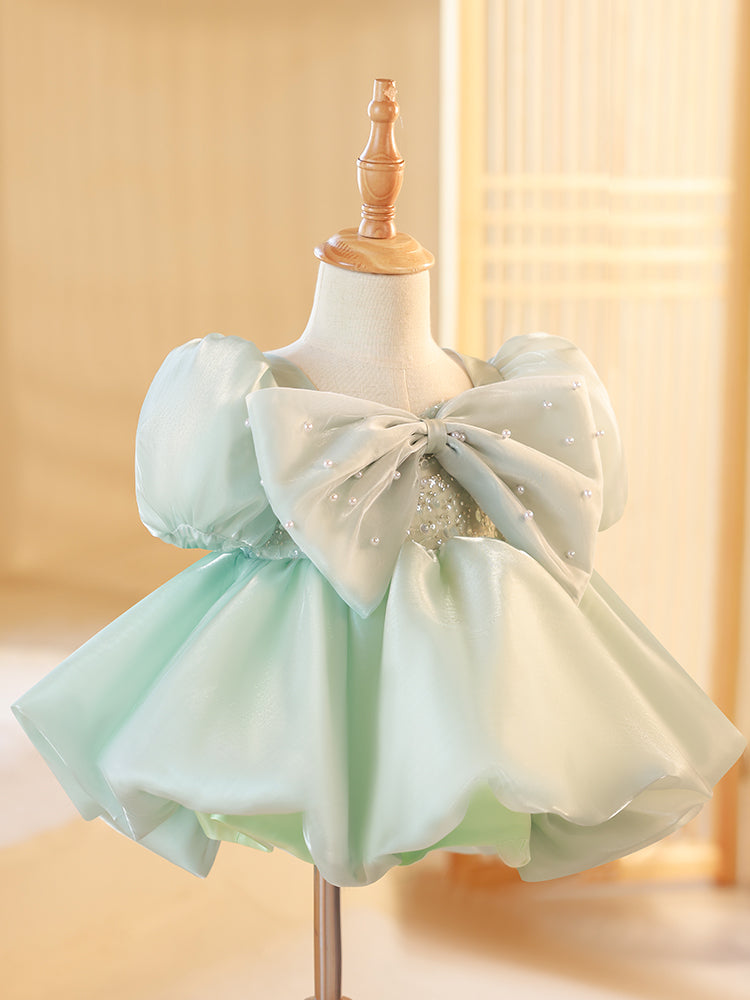 Cute Big bow Toddler Birthday Party Dress  Princess Dress