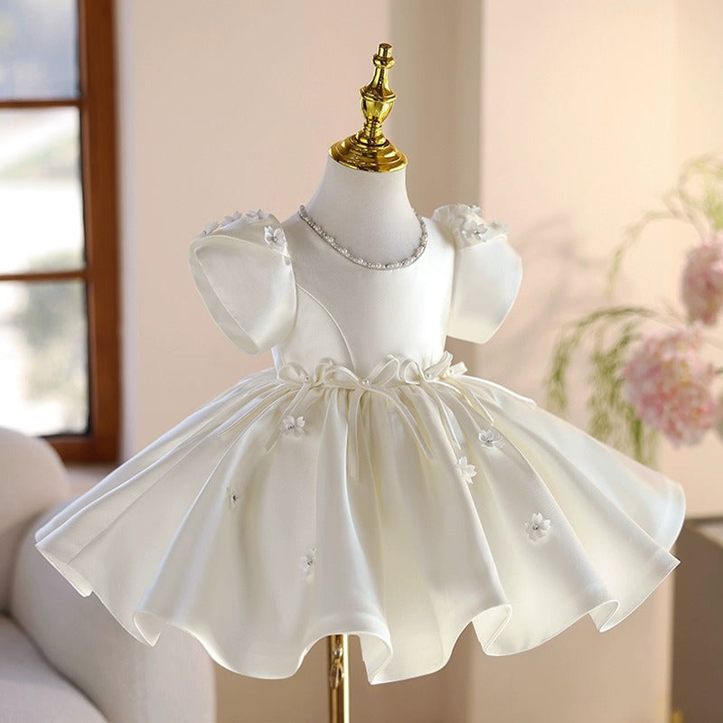 Cute Flower Girl Wedding Dress Girl Birthday Princess Dress