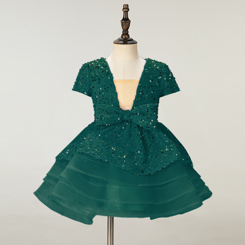 Children's Sequined Birthday Dress Princess Dress main image 0