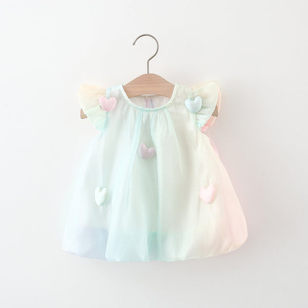 Summer Cute Baby Girl Sleeveless Princess Dress