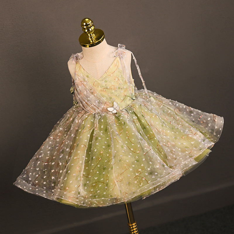 Cute Children's Birthday Dress Flower Girl Wedding Princess Dress
