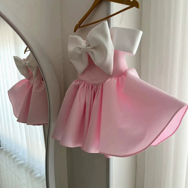 Children's Birthday Princess Dress Girls Communion Dress Flower Girl Puff Dress