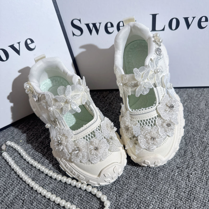 Baby Girls Summer Sneakers Flower Princess Sandals