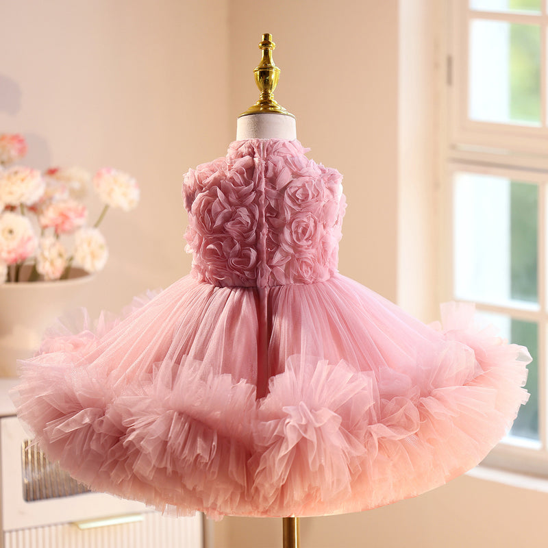 Girls Pageant Dress Flower Girl Wedding Dress Children's Birthday Princess Dress