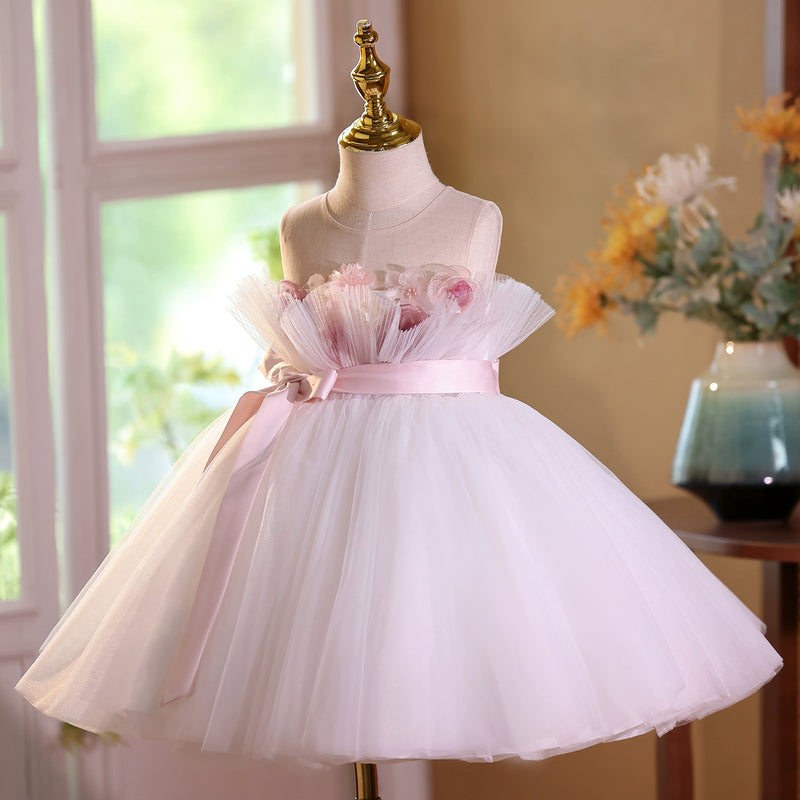Girls Formal Communion Dress Flower Girl Wedding Princess Dress