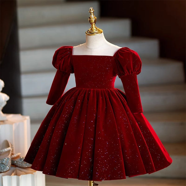 Girl Birthday Dresses Girl Christmas Princess Dresses Flower Girl Wedding Dresses