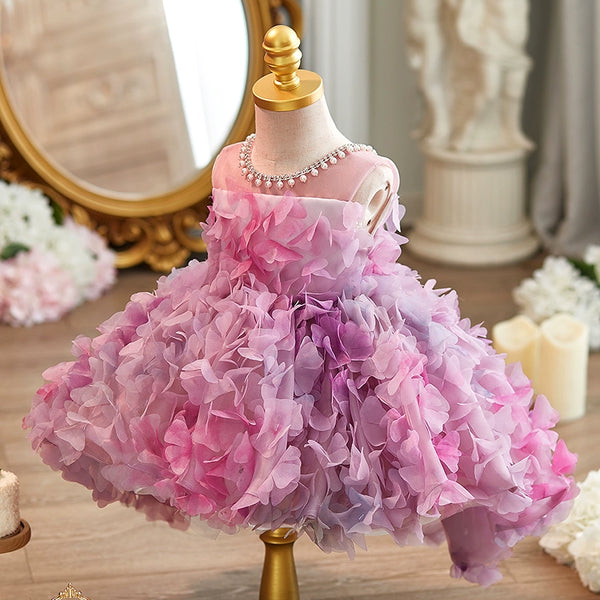 Cute Baby Girl Birthday Dress Girl Party Princess Dress Flower Girl Wedding Dress