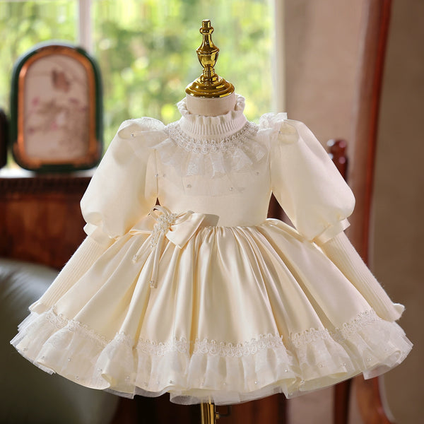 Girls Elegant Party Dress Children's Birthday Princess Dress Flower Girl Wedding Dresses