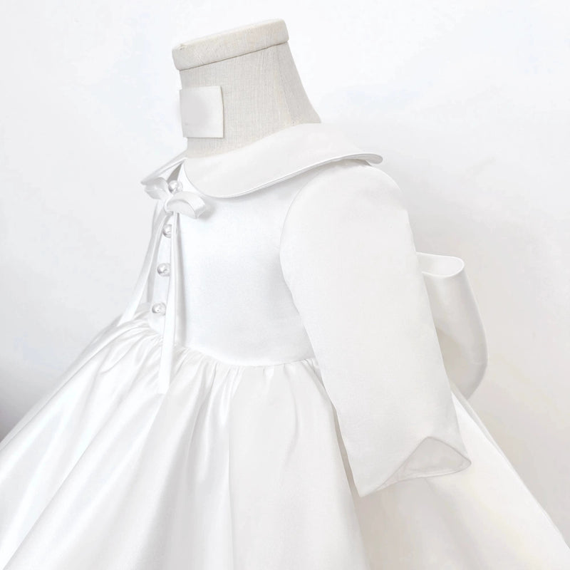 Children's Birthday Long Sleeve Dress Flower Girl Wedding Princess Dress