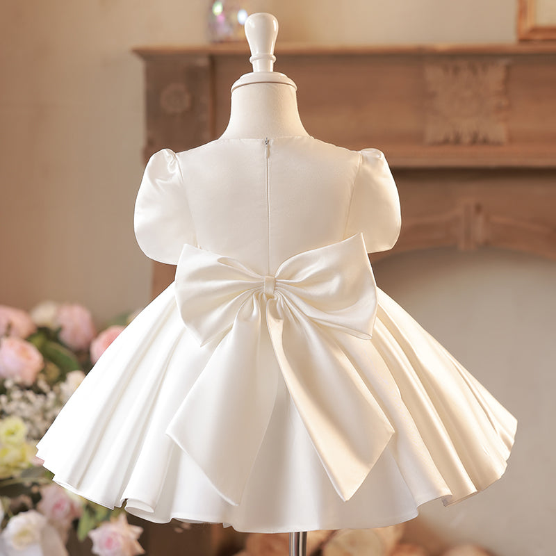 Toddler Ball Gowns Baby Girl Elegant Pageant First Communion Wedding Princess Dress, White / 4-5 Years (120cm) Toddler Ball Gowns Baby Girl Elegant Pageant First Communion Wedding Princess Dress, White / 4-5 Years (120cm)