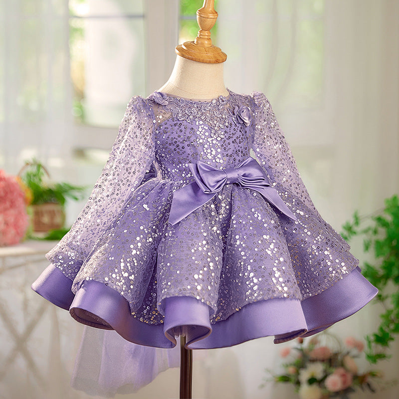 Girls Pageant Birthday Princess Dress Flower Girl Dresses
