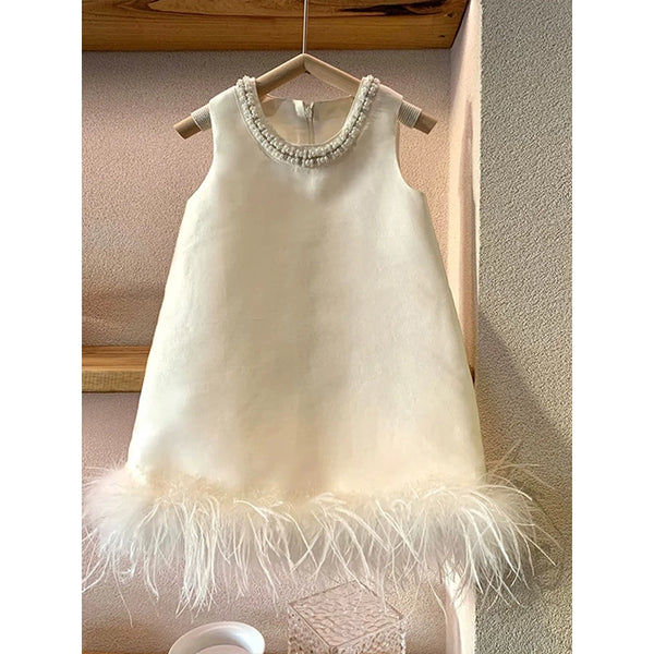 Girls Elegant Party Dress Girls Cute Birthday Princess Dress
