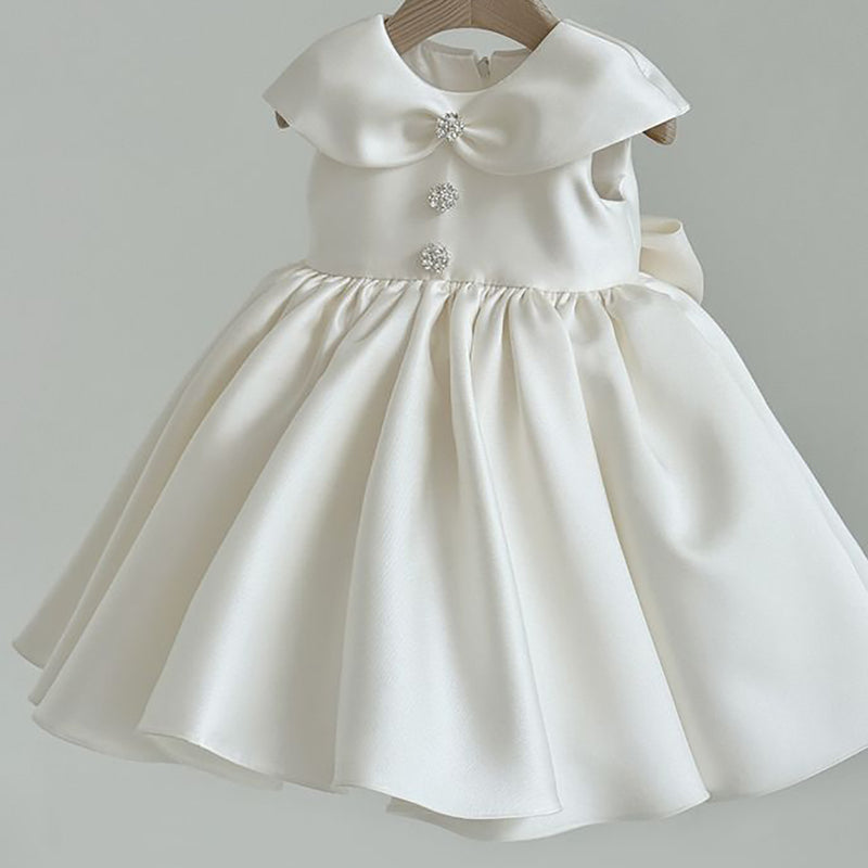 Baby Girl Communion Dress Girl Birthday Princess Dress Flower Girl Puff Dress