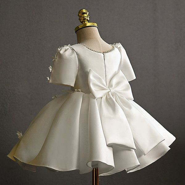 Children's Birthday Dress Girls Satin Princess Dress Girls Communion Dress