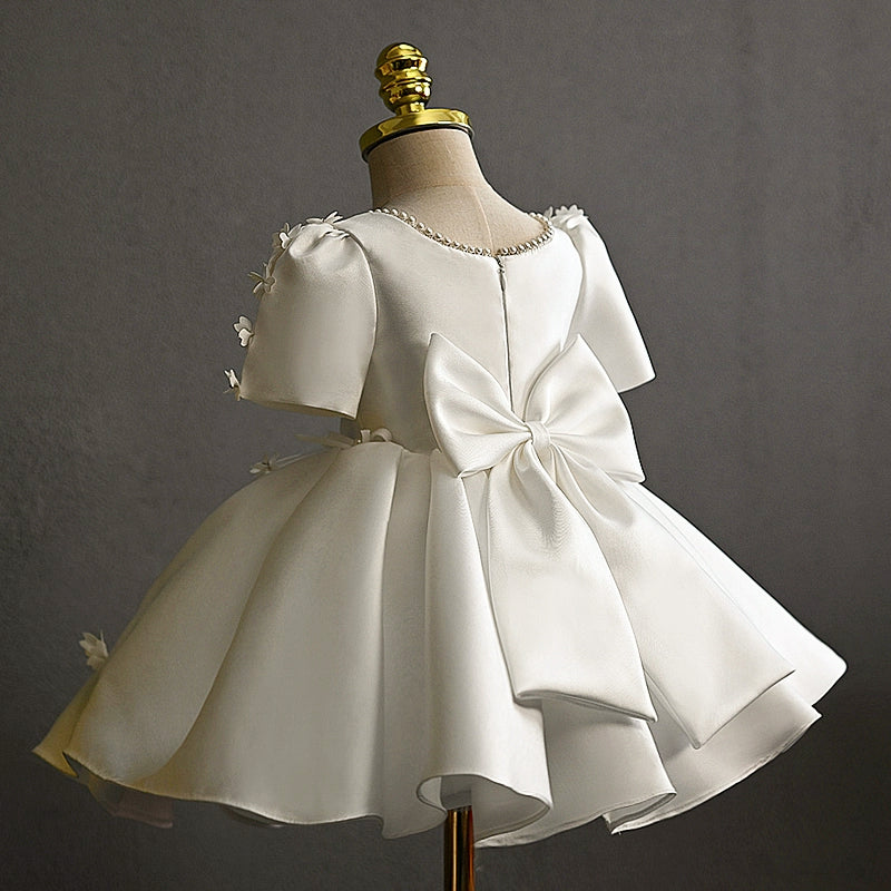 Children's Birthday Dress Girls Satin Princess Dress Girls Communion Dress